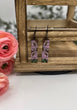 Peony bar earrings