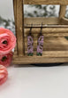 Peony bar earrings