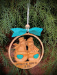 Snowman mask ornament
